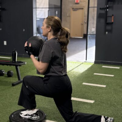 Personal Training Client, Lunge, Transformation