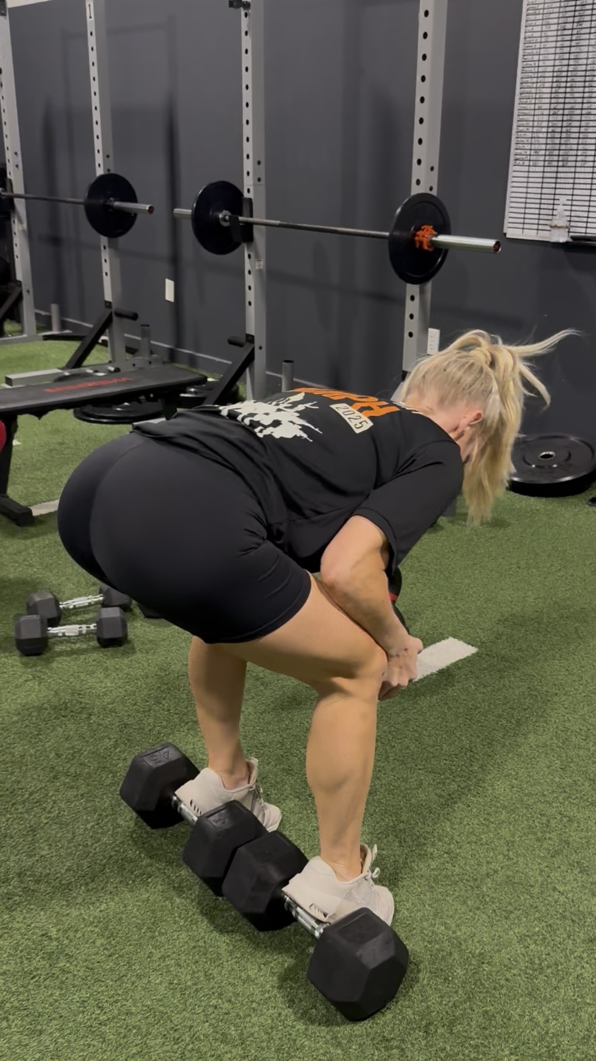 Woman lifting weights, strength training, lean, prosper texas, personal training