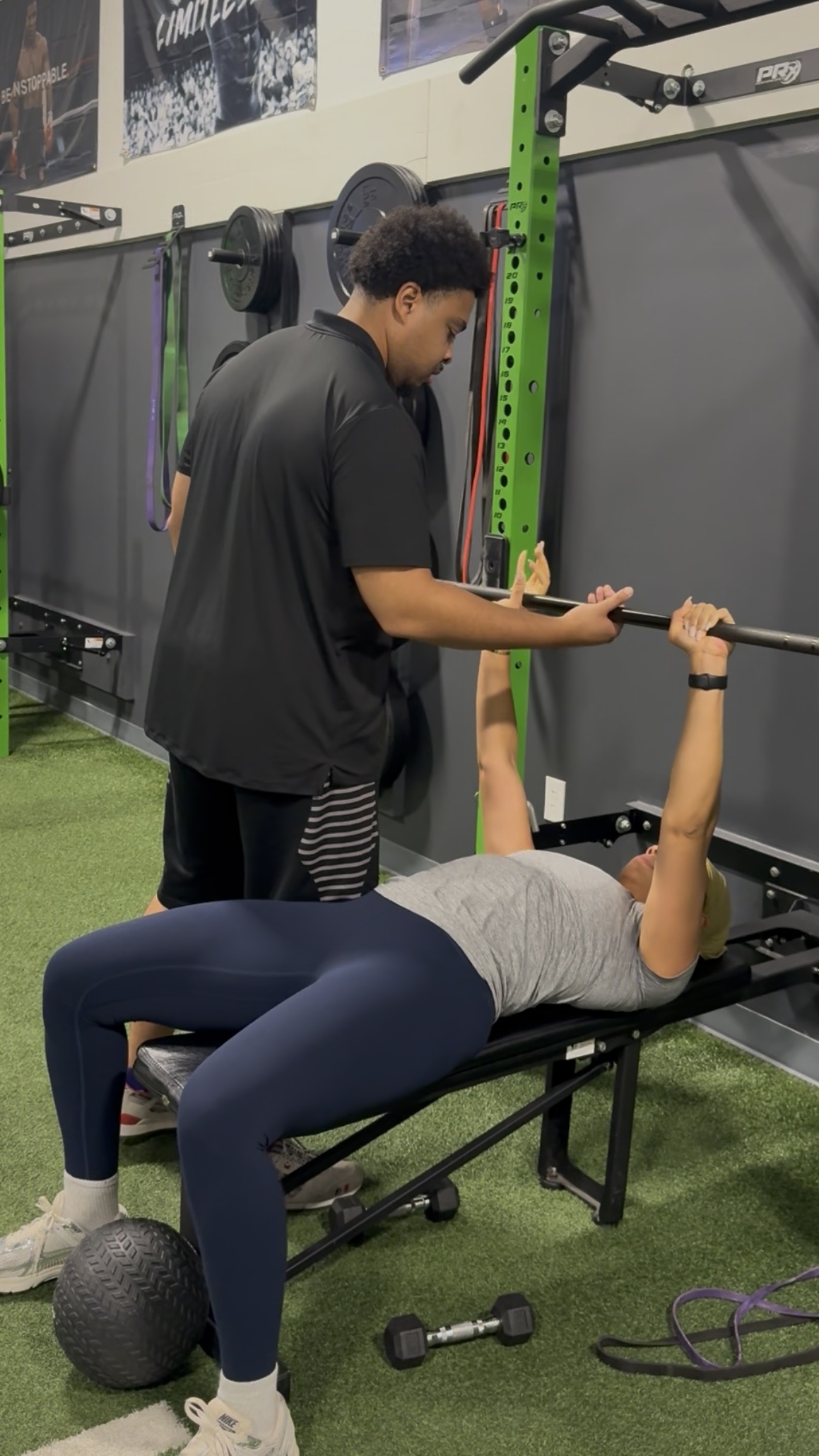 Woman lifting weights, strength training, lean, prosper texas, personal training