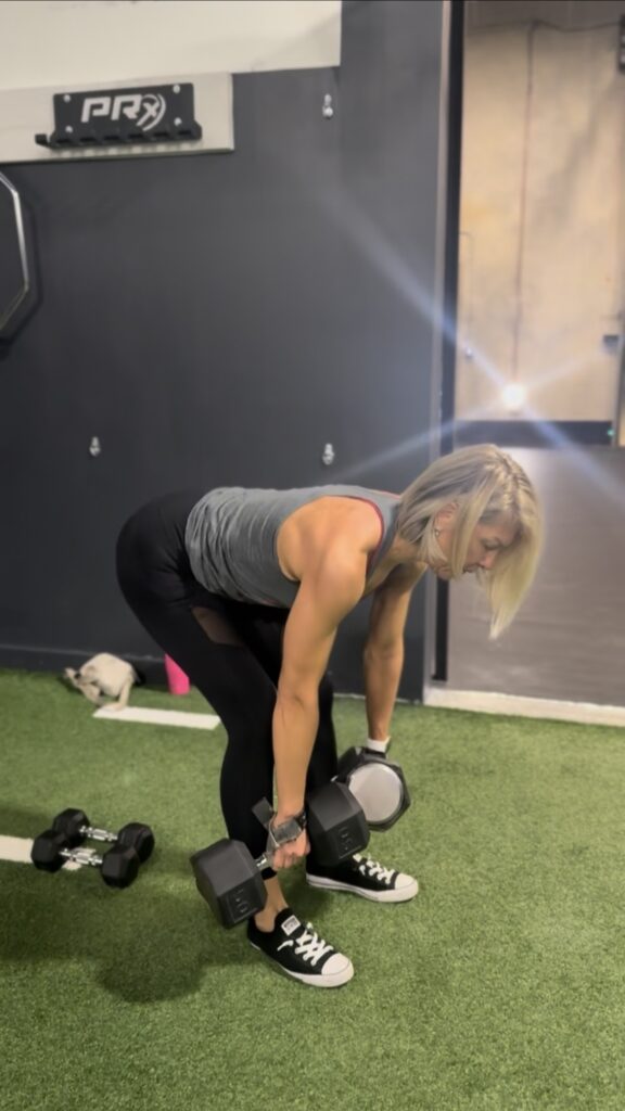 RDL, women lifting weight, strength training, personal training