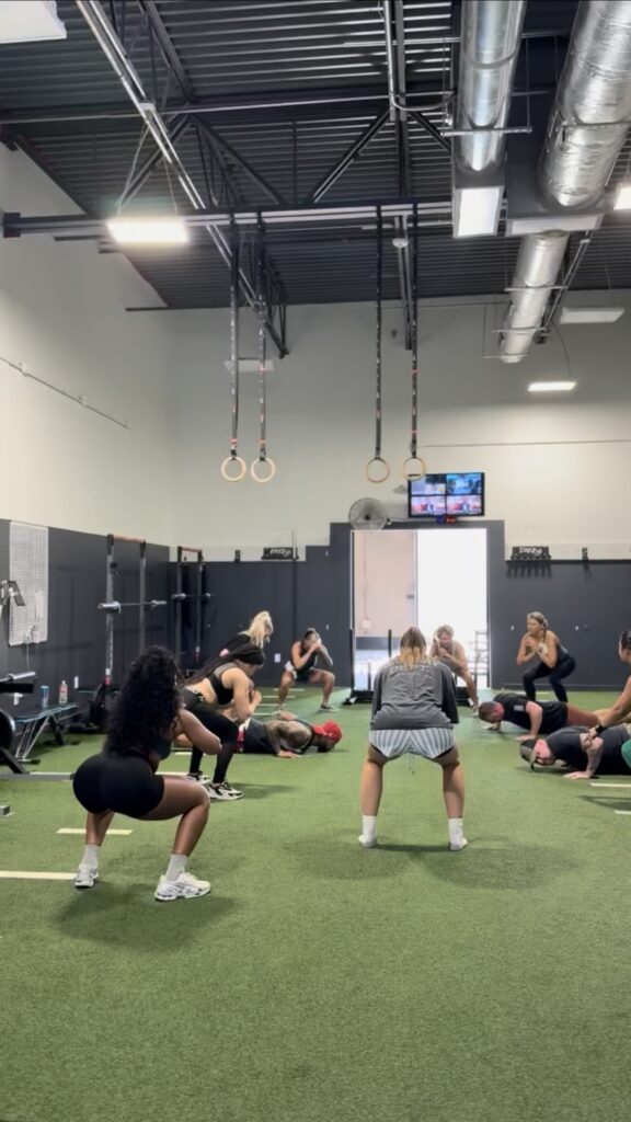 Group strength training, fun workout, prosper texas